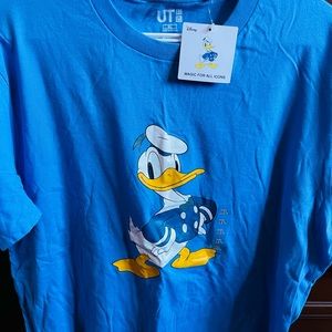 Disney Donald Duck UT UNIQLO Blue T Shirt